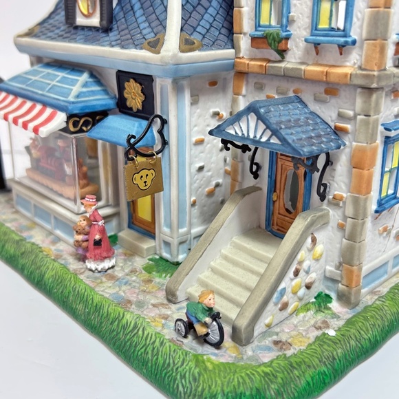 Partylite Olde World Village Candle / Tea light House, Toy Shoppe. NEW - Picture 4 of 11